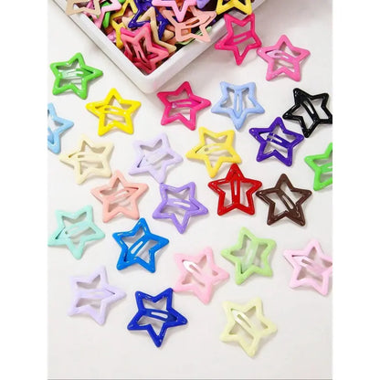 Color random Colorful Dopamine Hair Accessory Set