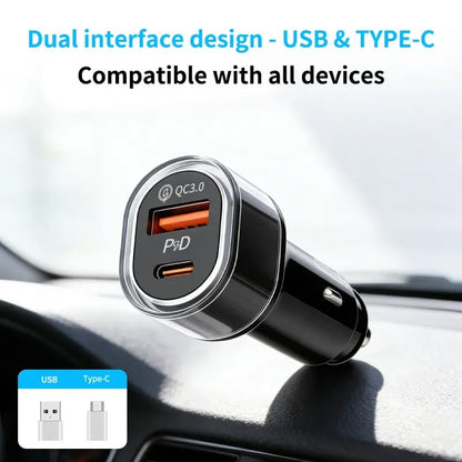 2-in-1 Smart Car Charger & Vehicle Tracker