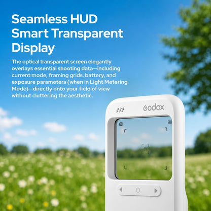 🎬 Godox C100 Transparent Viewfinder Camera – See-Through Retro Style, Photography Props & Display