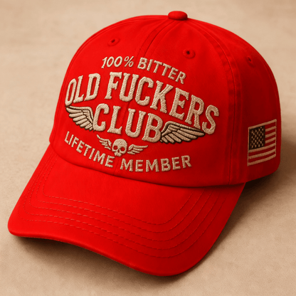 🔥 2026年买二送一🧢 展现你的态度！复古“老家伙俱乐部”帽子😎🔥 风格大胆，绝对是完美的搞怪礼物！🎁