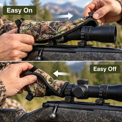 🎯 3-Pack Neoprene Scope Covers – Water-Resistant, Scratch-Protective Optical Gear Covers for Outdoor Adventures 🛡️