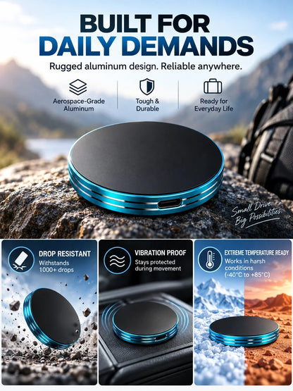 Magnetic Portable SSD – Anti-Lost External Solid State Drive