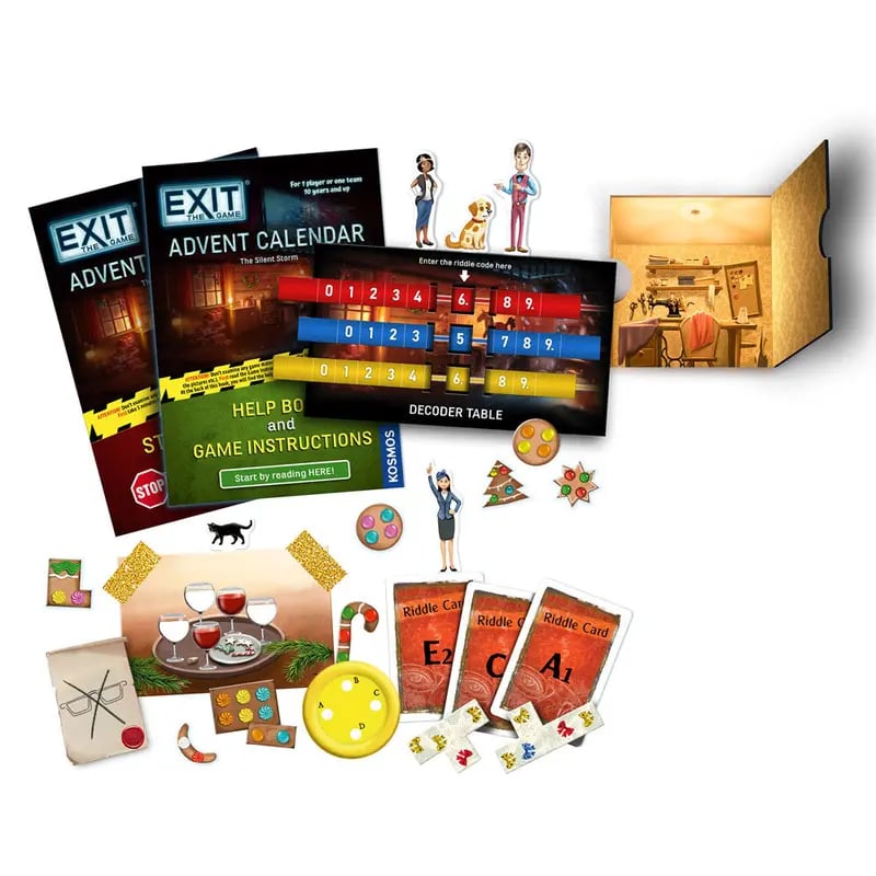 🔥 LAST DAY 50% OFF - 🎄 Escape the Workshop! Advent Calendar – 🗝️✨ 24 Days of Puzzle Adventure & Fun