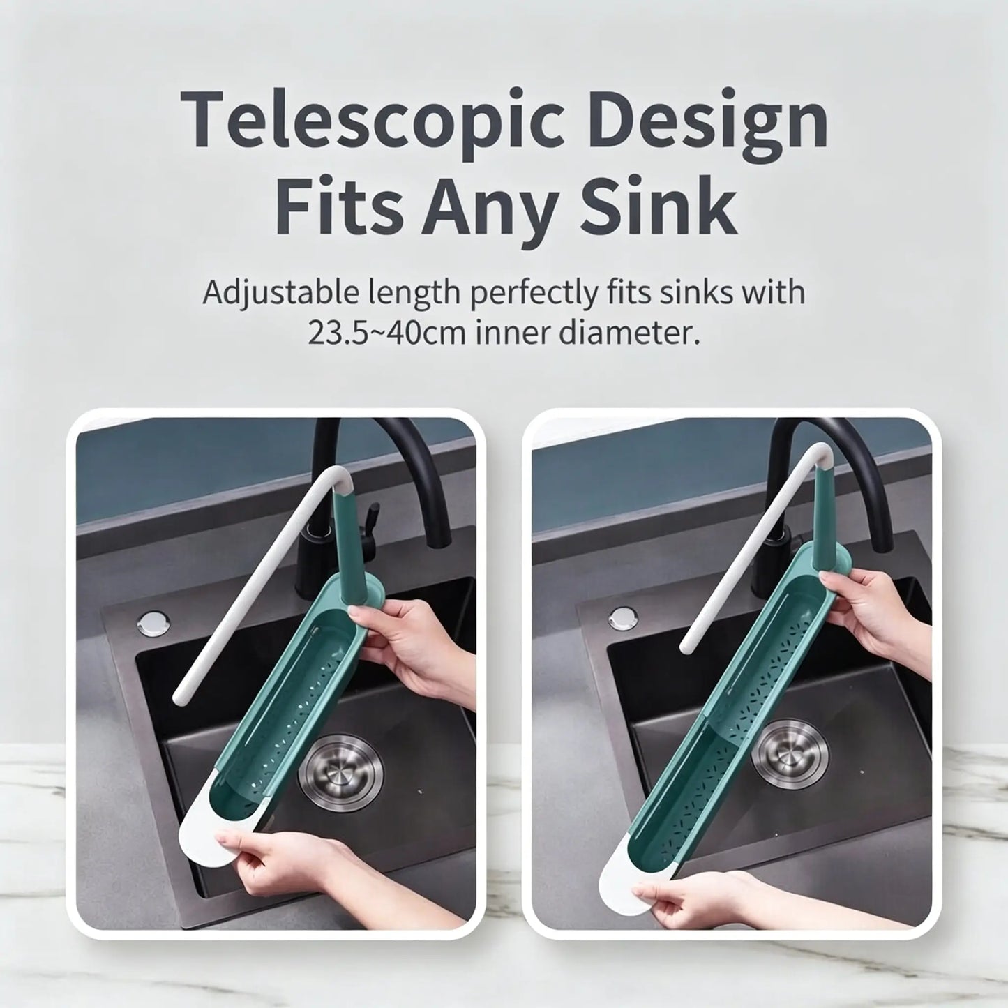 🧼Save 49% Today —  Extendable Sink Organizer with Towel Rack