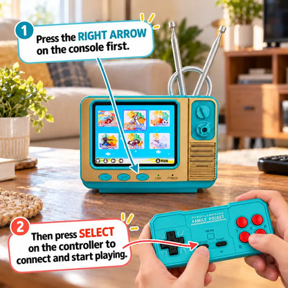 GV300 Retro Handheld Game Console – 2.8" IPS Screen, Portable Gaming Device & Gift for Gamers