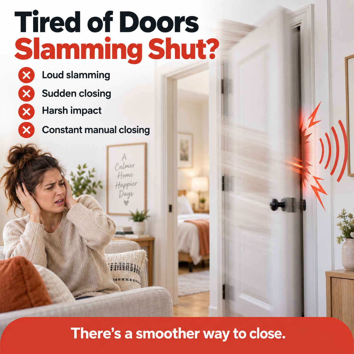 🚪 Soft-Close Self-Closing Door Hinge – Smooth, Controlled & Quieter Closing