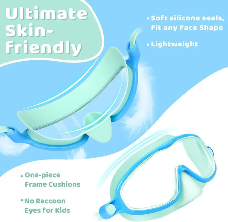 🏊🕶️Swim Goggles with Nose clip & Earplugs