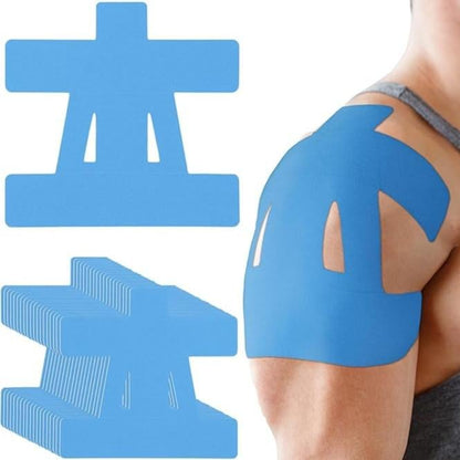 🔥Pre-Cut Shoulder Kinesiology Tape (Multi-Color Pack) - Instant Pain Relief & Rotator Cuff Support
