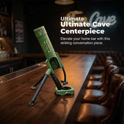 🚀 51mm Beer Bottle Mortar Bottle Opener 🍻🔥Novelty Cap-Launching Desk & Bar Accessory 🎉