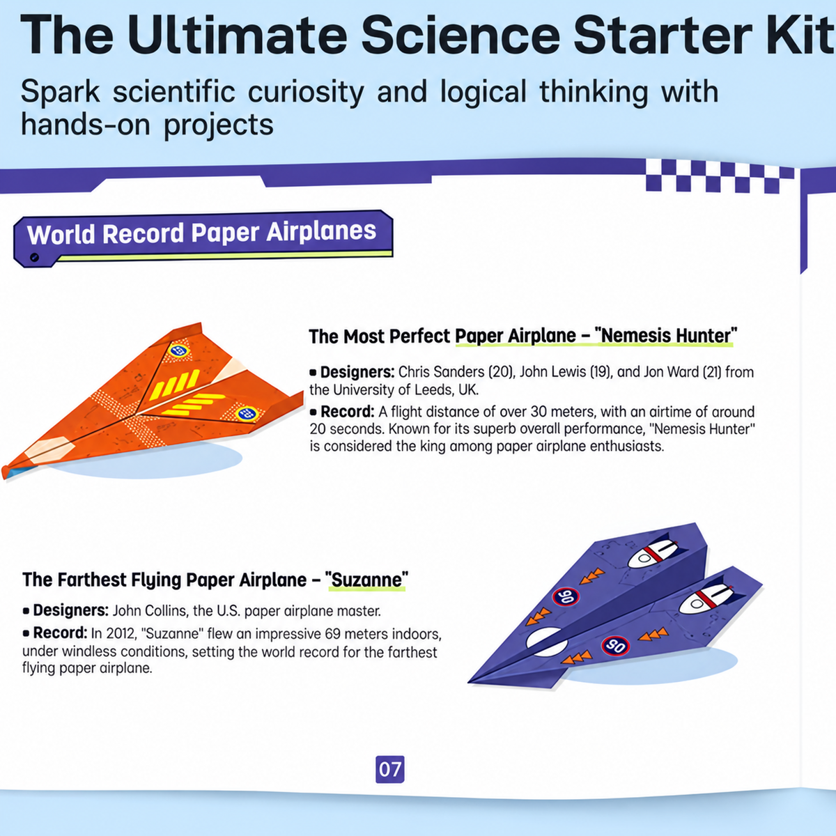 🎉 2026 Sale — Over 32 700 Sold!🔥 Creative DIY Paper Airplane Set For Kids