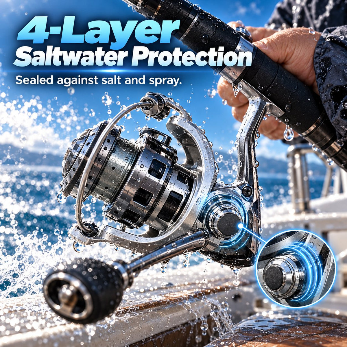🔥HOT SALE🔥🎣 Single-Hand Jigging Reel