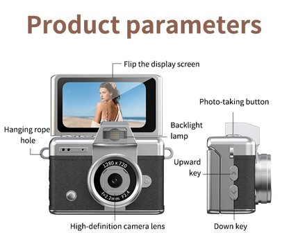 📸 Mini Keychain Camera – Tiny HD Digital Camera for Everyday Memories