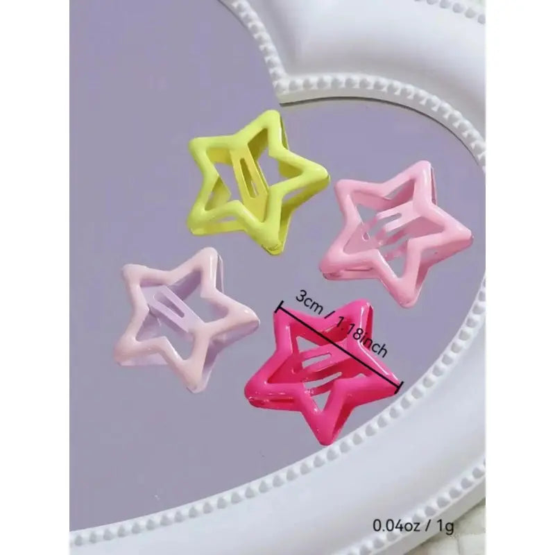 Color random Colorful Dopamine Hair Accessory Set