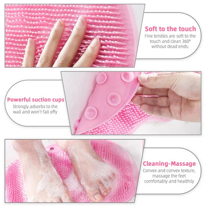 Silicone Foot Scrubber with Suction Cups