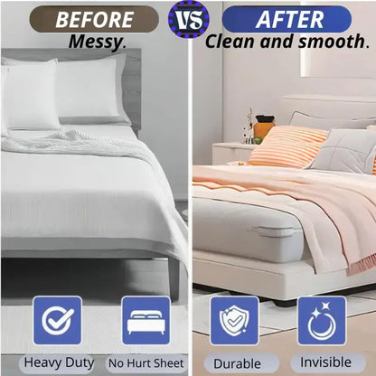 4pc Bed Sheet Holder Strips - Secure Fit for Mattress