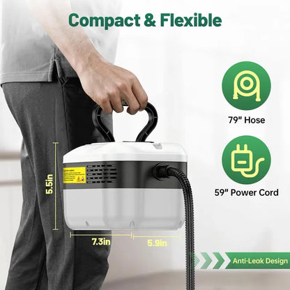 2500W Handheld High-Temperature Pressurized Steam Cleaner