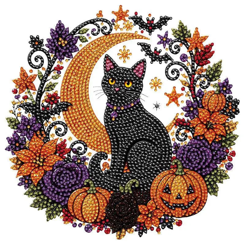 Halloween Diamond Painting Suncatcher Ornament Kit