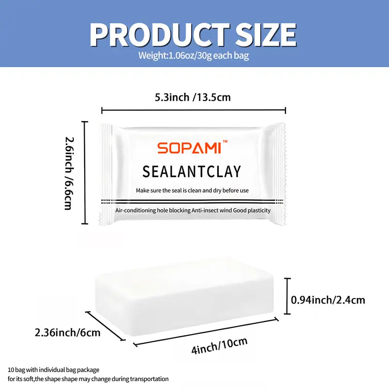 10/20PCS Eco-Friendly Sticky Sealant Clay