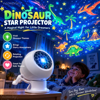 🦕 Magical Dinosaur & Ocean Star Projector – Turn Bedtime Into an Underwater Adventure! 🌊✨