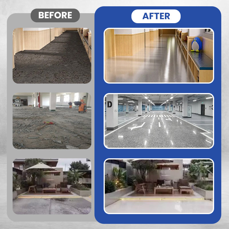 🏚️High-Gloss Self-Leveling Epoxy Floor Coating – Transform Garages, Basements & Workshops