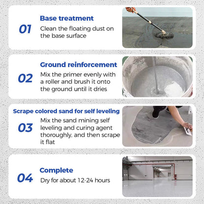 🏚️High-Gloss Self-Leveling Epoxy Floor Coating – Transform Garages, Basements & Workshops