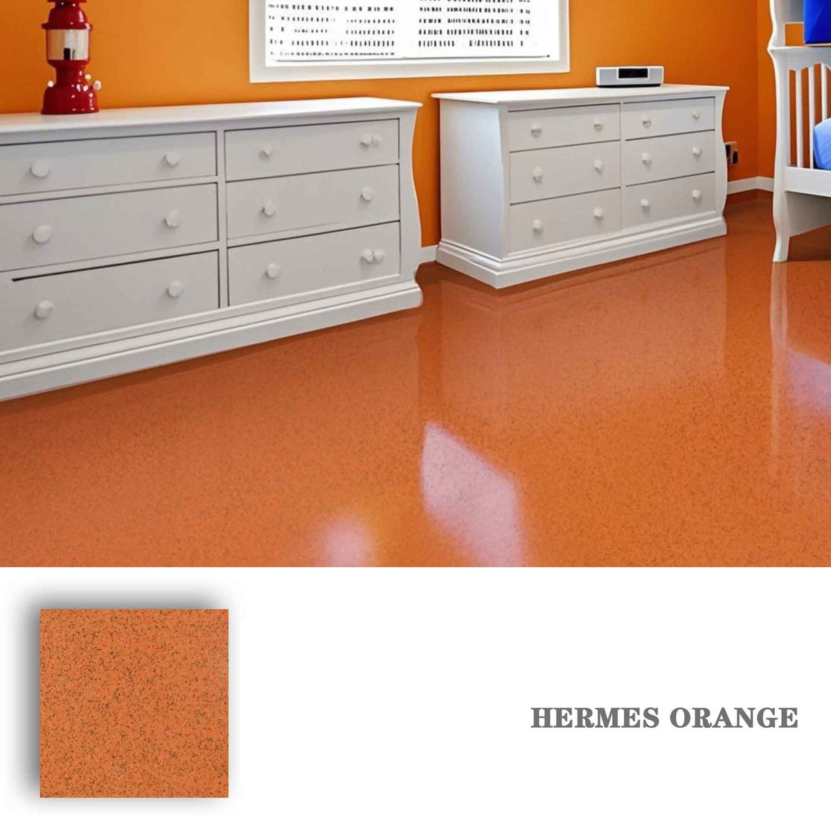 🏚️High-Gloss Self-Leveling Epoxy Floor Coating – Transform Garages, Basements & Workshops