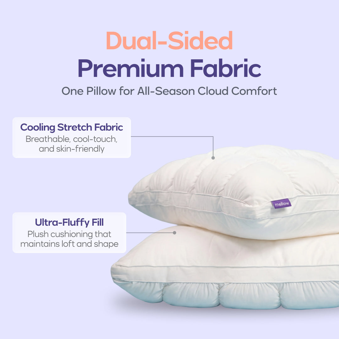 🥐 Mellow Puff™ Bread Loaf Pillow – Ultra Plush Cooling Comfort