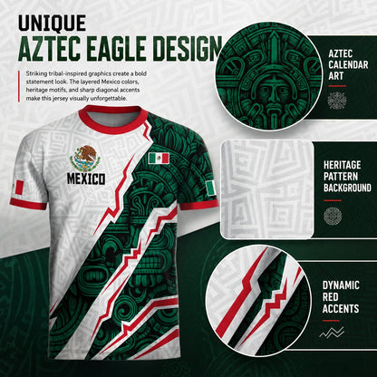 🇲🇽⚽Mexico 2026 Soccer Jersey: Unleash Your Aztec Spirit! 🇲🇽 Unique Heritage Eagle Design – The Ultimate Pride for Every Mexican Fan