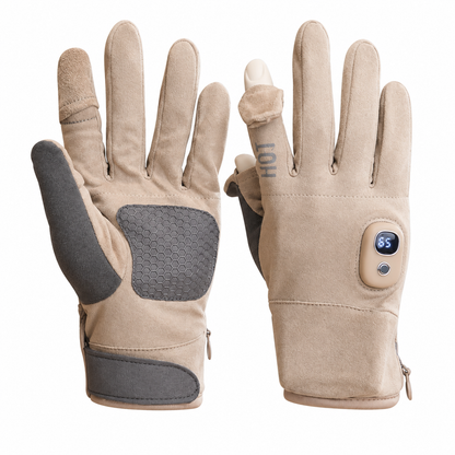 🔥 Rechargeable Heated Winter Gloves – Adjustable Warmth, Touchscreen & Outdoor Grip