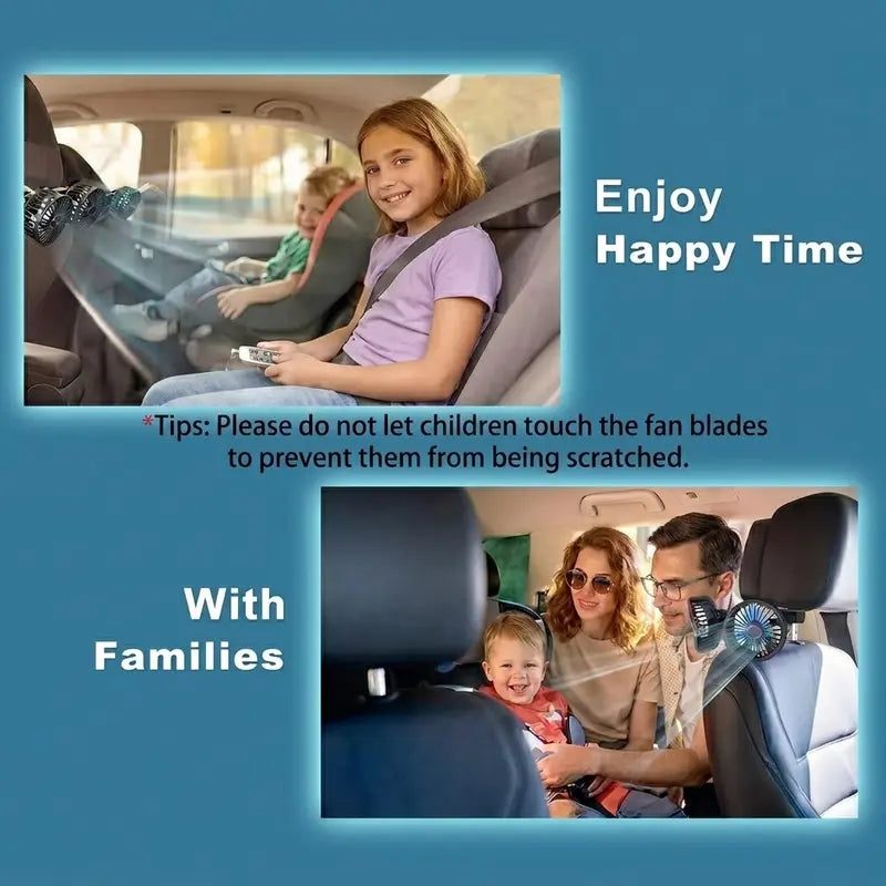Car Seat Fan Summer Essential
