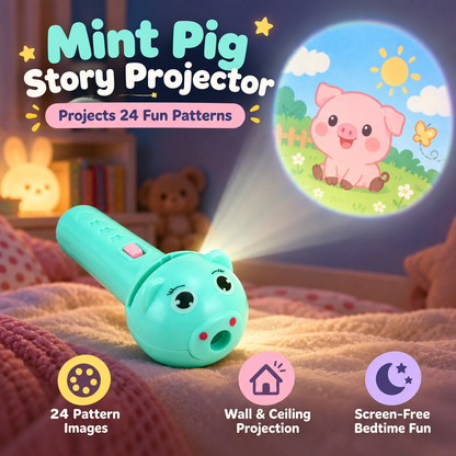 🌙 Kids Animal Story Projector – Magical Bedtime Flashlight