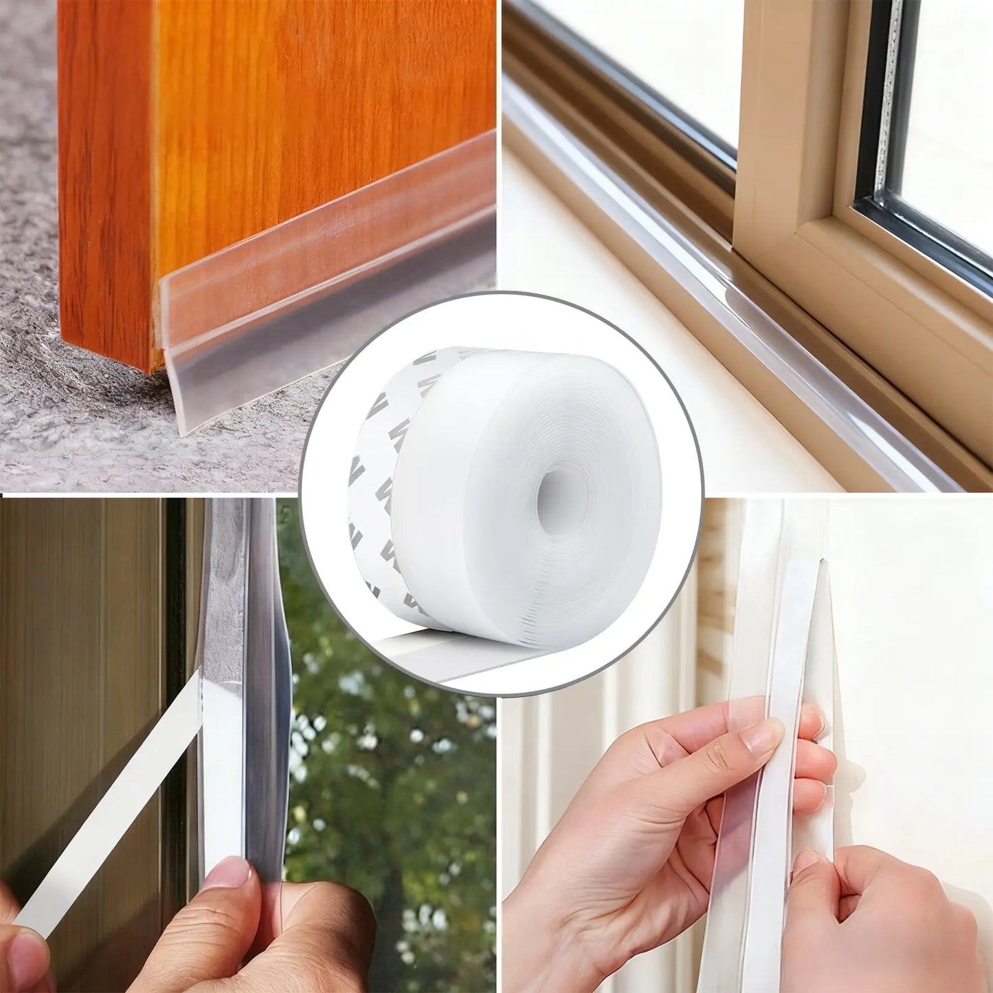 16.4Ft Weather Stripping Door Draft Stopper - Insulation Tape