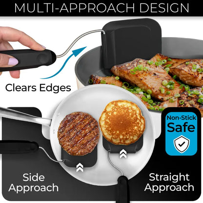 Spatula with adjustable angles