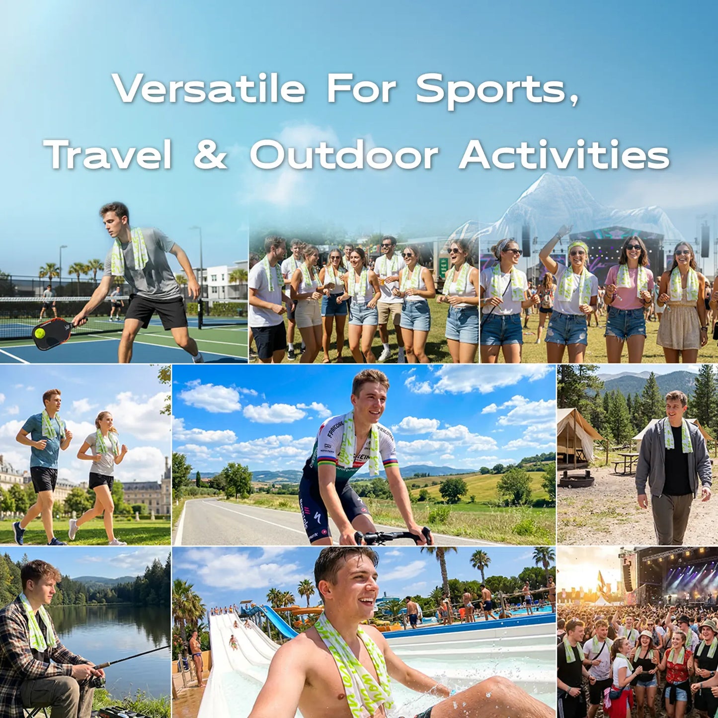 Cooling Towel for Hot Weather & Outdoor Activities
