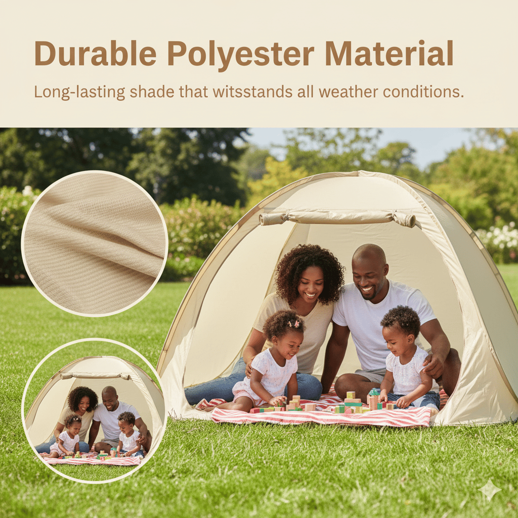 Pop-Up Beach Tent with UV Protection