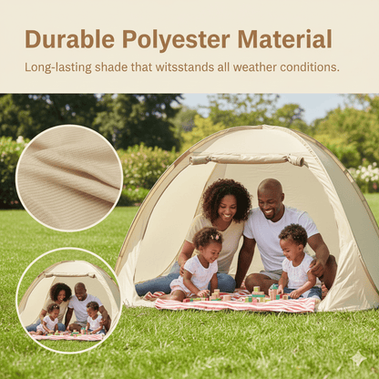 Pop-Up Beach Tent with UV Protection