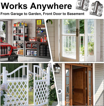 🔥LAST DAY 49% OFF - 🛠️🚪Stainless Steel Spring Butterfly Hinges, Self Closing Door Hinges