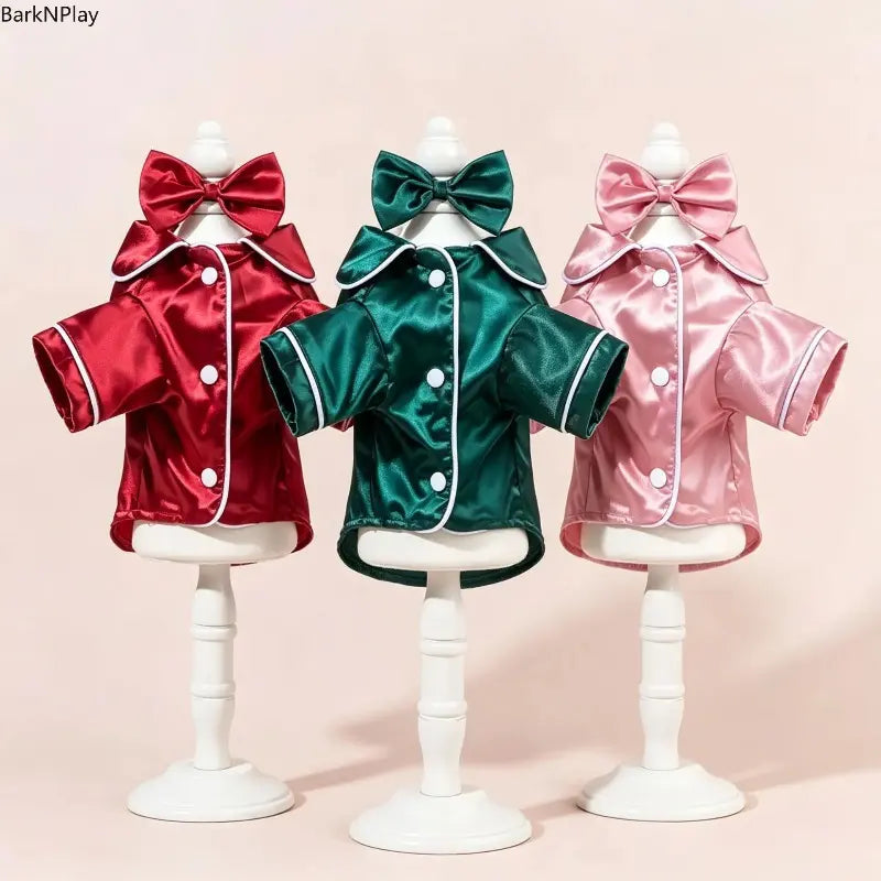 Soft Silk Pet Pajama Set