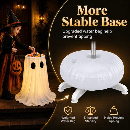 Halloween Glow-in-the-Dark Ghost Candy Holder Bowl