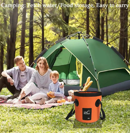 📢📢40% OFF !! ⏰Portable Folding Bucket for Outdoor Camping and Fishing