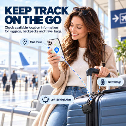 🔎 Find My-Compatible iTag Tracker – Smart Anti-Loss Tag for Keys, Wallets, Bags & Luggage
