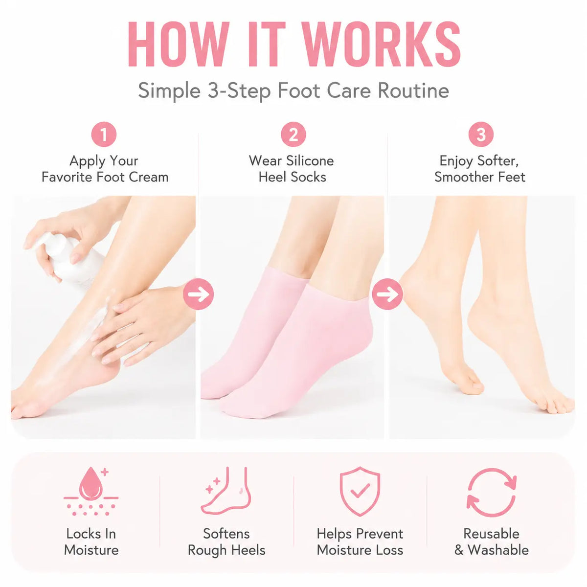 🔥Women's Foot Care Silicone Socks