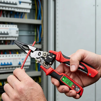 Multifunctional digital display electrician's pliers