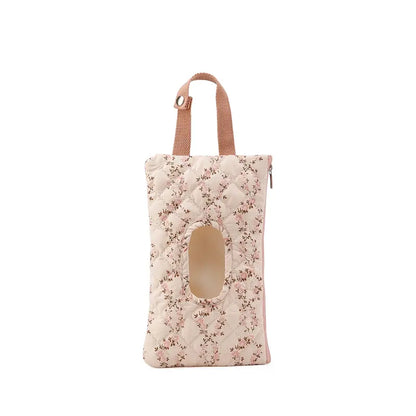 Hangable Floral Wet Wipes Bag with Strap