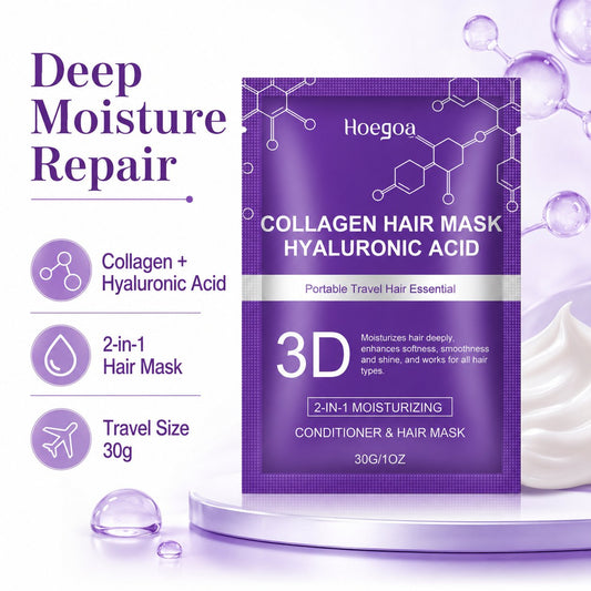Collagen & Hyaluronic Acid 2-in-1 Hair Mask/Conditioner Sachet