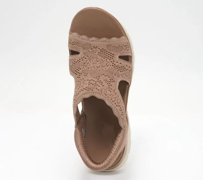 Slip-ins Summits Crochet Knit Sandals