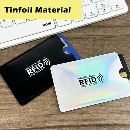 RFID Blocking Sleeves - Protect Your Cards from Electronic Theft (8-Pack)