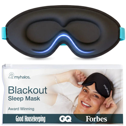 3D Blackout Sleep Mask - Lightweight, Lash Friendly and Zero Eye Pressure