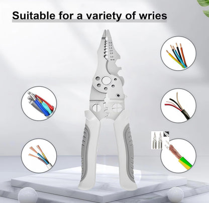 Universal Quick Lever Electrical Wire Connectors (24-12 AWG) Assortment (50/100Pcs) + Wire Stripper