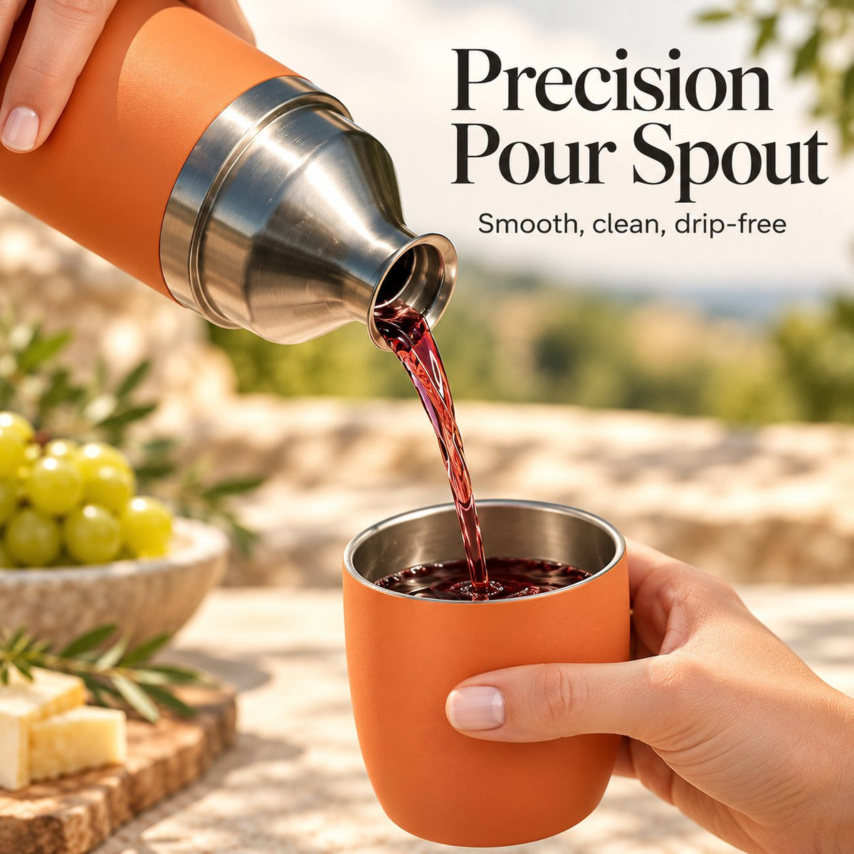 All-in-One Portable Wine Flask & Tumbler Set 🍷✨